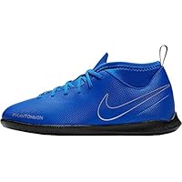 Nike Jr. Phantom Vision Club Dynamic Fit IC Fußballschuhe, Blau (Racer Blue/Black-Metallic Silv 400), 36 EU