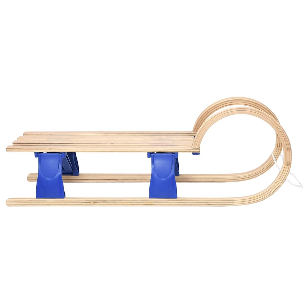 Genérico Trineo Plegable de Madera contrachapada 110 cm,Deportes,Actividades al Aire Libre,Actividades y Deportes de Invierno,Trineos-93699