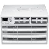 Whirlpool 15,000 BTU 115V Window Air Conditioner & Dehumidifier with Remote Control, Window AC Unit for Apartment, Bedroom, & Large Rooms up to 700 Square Feet in White