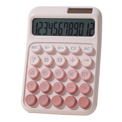 Calcolatrice alla a 12 cifre Schermo LCD Leggero Doppio alimentatore