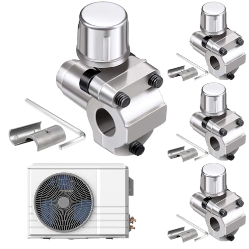 Válvula de taladro de bola | Kit de conexión de taladro de para tubería - Accesorios para proyectos de fontanería de cocina casera máquina de hielo refrigerador HVAC acondicionadores de aire