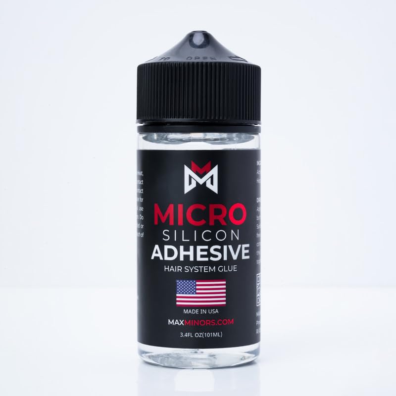 Micro Silicon Adhesive Hair Wig Glue 101 ml (3.4 FL oz) | Ultra Hold Hair System Adhesive for Lace Wigs, Toupees & Hair Patches | Waterproof | Skin Friendly | Maximum Hold up to 4+ Weeks-image-30
