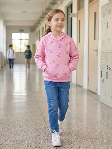 Image of WELAKEN Sweatshirts for Girls Toddler & Kids II Little Girl's Pullover Tops Sweaters & Hoodies