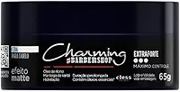Gel Modelador Efeito Matte Extra Forte Charming Barbershop para Cabelos Masculinos, Estilo Duradouro, Fixação Máxima, Acabamento Natural, Ideal para Todos os Tipos de Cabelo