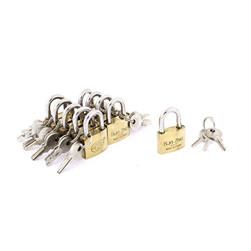 Image of Aexit Showcase Cabinet Padlocks & Hasps Case Box Security Lock Combination Padlocks Padlock 10pcs