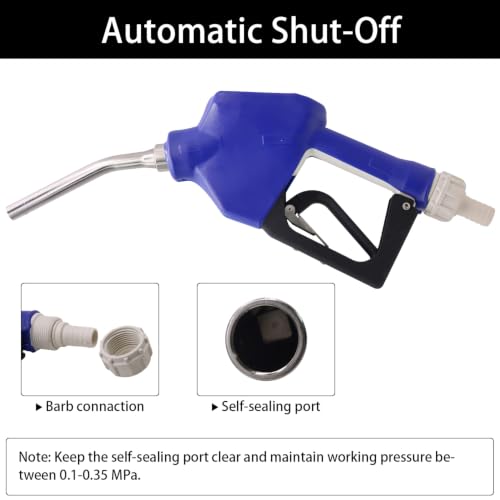 Image of DEF /Antifreeze Automatic Nozzle 3 /4 inchInch Inlet,Body in Acetal,with Stainless Steel 1 /2 inch(15mm) Spout and Max Flow Rate 12 GPM (DEF TRANSFER NOZZLE)