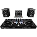 Pioneer DDJ-REV5 4-deck DJ Controller with Cans50 Professional Headphones and LPT5000 Laptop Stand