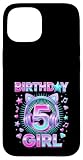 K-Pop 5th Birthday Girl 5 Year Old Korean Music Case for iPhone 15