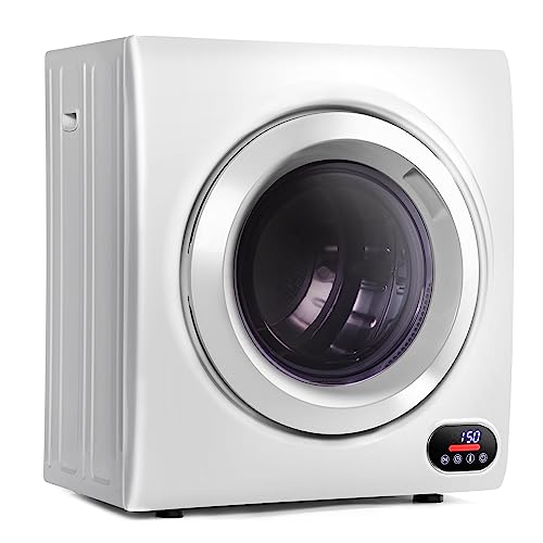 Portable Dryer for Clothes 850W Compact Laundry Dryers 110V Electric Apartment Size Mini Dryer Machine with Stainless Steel Tub with Knob Control for Apartment,RVs,Dorms
