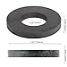 Ferrite Ring Magnet, 4In Dia, Big Round Circle Ceramic Magnets with Hole, Strong Large Donut Circular Magnetic Ring Heavy Duty for DIY, Crafts Speaker Creative Hobbies Science