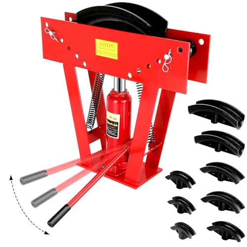 Hydraulic Pipe Bender 16 Ton Adjustable Steel Ratchet