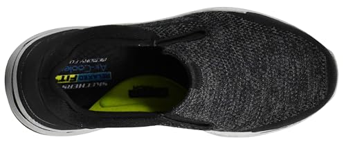 Skechers Men's Expected 2.0 - Arago Slip On Canvas Shoe, Black, 9 Medium US image 5