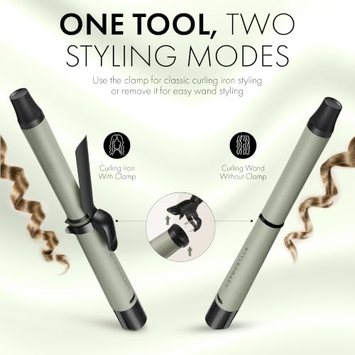STYLECRAFT Sage 1" Ceramic Rechargeable Cordless Curling Iron, view 3