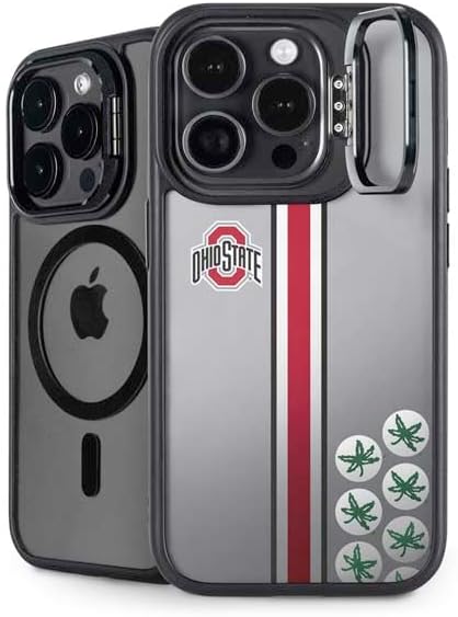Skinit Kickstand Phone Case Compatible with iPhone 14 Pro Max - Officially Licensed Ohio State University OSU Design