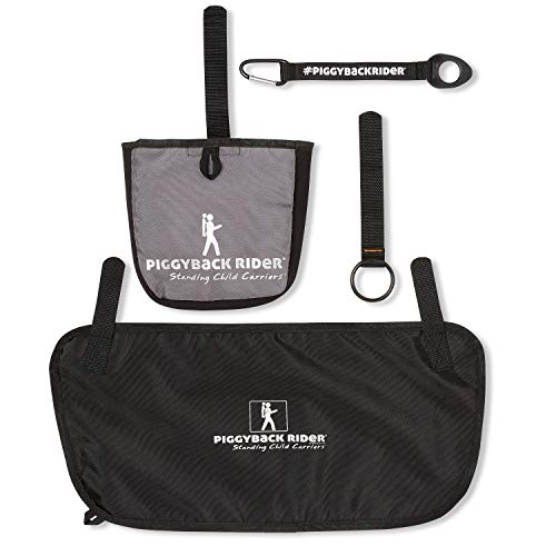 Piggyback Rider Pack d'accessoires # 1 Poche latérale, Porte-Bouteille, bavette, Porte-bâton Selfie