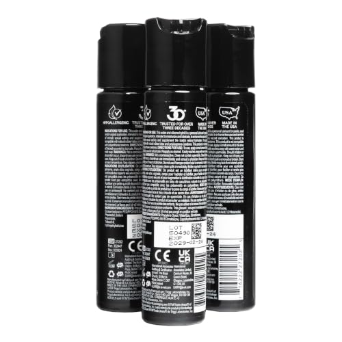 Image of Wet Gold Hybrid Silicone and Water-Based Lubricant | Long-Lasting Performance, Premium Formula | Made Without Glycerin and Parabens | Lube for Men, Women & Couples, 1 Fl Oz (Pack of 3)