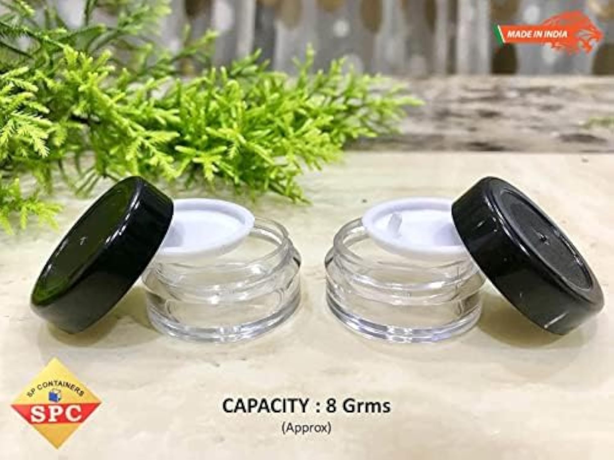 Empty Acrylic San Jar Transparent Cosmetic Container