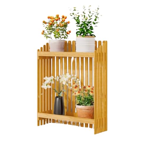 Présentoir à plantes en métal pour sublimer la décoration de votre salon ou terrasse ombragée