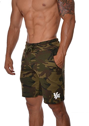 YoungLA Gym Shorts for Men French Terry Cotton Workout Casual Athletic Basketball