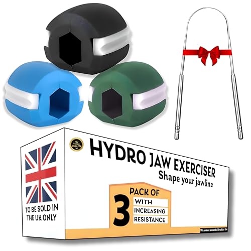 H HYDRO SIP Jaw Exerciser, 3 Resistance Levels