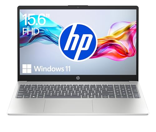 HP Laptop | 15,6\" FHD Display | Intel N100 | 4 GB DDR4 RAM | 128 GB UFS | Intel UHD Graphics | Windows 11 Home im S-Modus | QWERTZ | Natural Silver