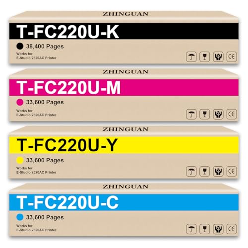 T-FC220U cartouche toner Toshiba E-Studio 2520AC reconditionnée KCMY