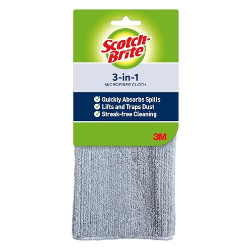 Scotch-Brite 3-in-1 Microfiber Kitchen Cloth
