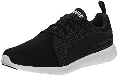 PUMA Men's Carson Knit Sneaker, Periscope/Black, 11.5 M US