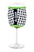 Joe Jacket Wine Glass Insulator, Neoprene Sleeve, Drink Holder - Black Houndstooth (many colors avail.)