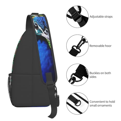 Mochila tipo Sling negra para uso urbano y outdoor miniatura 4