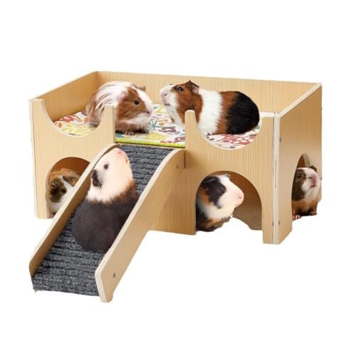 Niche d'escalier en bois hamster cabane gerbille accessoire cage - 2