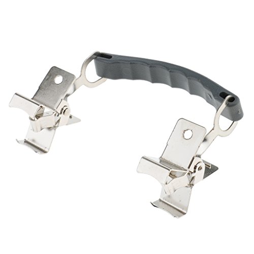 Baoblaze 2 peças de clipes de lona para pintura a óleo de metal com alça para ferramentas de pintura