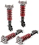 POLEMOTOR Coilovers Shock Absorbers Suspensions Struts Compatible for Subaru Impreza WRX 2002-2007/ STI 2004/ Forester 2003-2008/ Legacy 1994-1998 GDA GDB