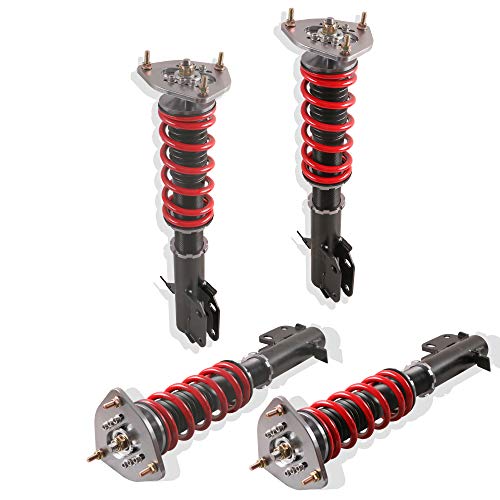 Polemotor Coilovers Shock Absorbers Suspensions Struts Compatible For Subaru Impreza Wrx 2002-2007/ Sti 2004/ Forester 2003-2008/ Legacy 1994-1998 Gda Gdb #TOP2