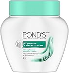 Pond's Crème froide pour peau normale ou sèche Dégraissant de maquillage et nettoyant rafraîchissant testé dermatologue 190 ml