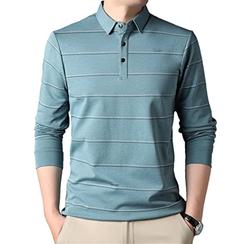 Polo homme manches longues en soie pour éviter la transpiration en XXL