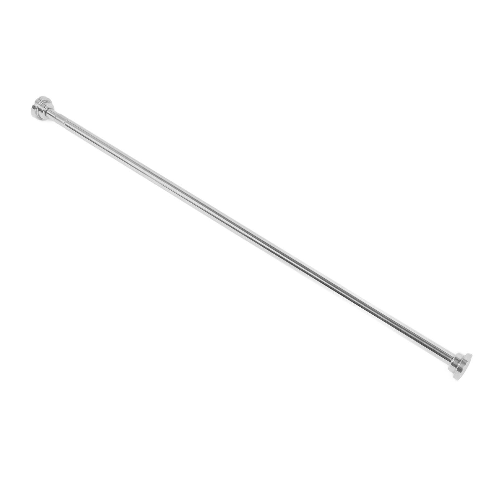 Barre de Rideau de Douche de 100 Cm, sans Forage, Tension, Rail à Vêtements, Acier Inoxydable, Rideaux Télescopiques pour Salles de Bains, Chambres, Cuisine
