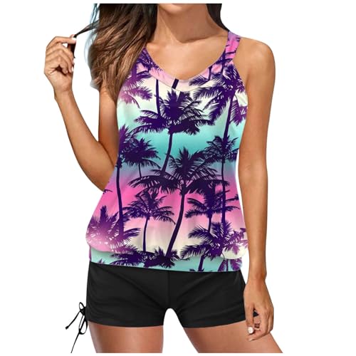 Maillots deux pièces élégants à taille haute et short de plage épuré