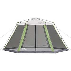 Coleman Skylodge Screened Canopy Tent with Instant Setup, 10×10/15x13ft Portable Screen Shelter with 1-Minute Setup for Bug-Free Lounging, Great for Picnic, Yard, Beach, Park, Camping, & More