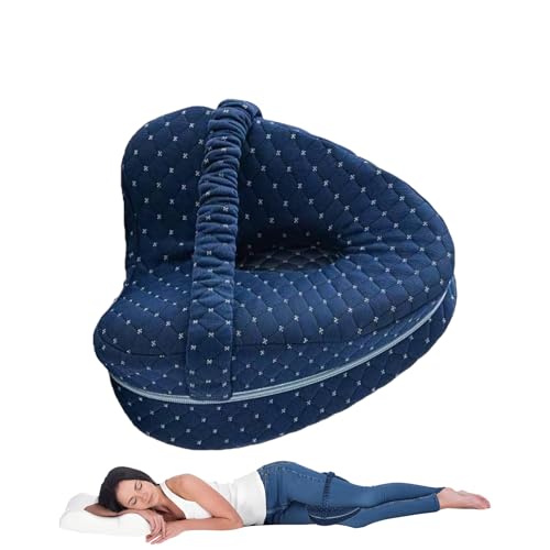 横寝き用膝枕 - 脚の間のサポート枕 肌に優しい睡眠用品