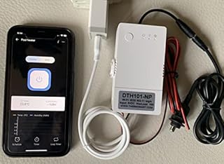 Wi-Fi Gas Heater Pool Spa Hot tub programmable Thermostat/Timer Remote/Receiver & Control Temperature