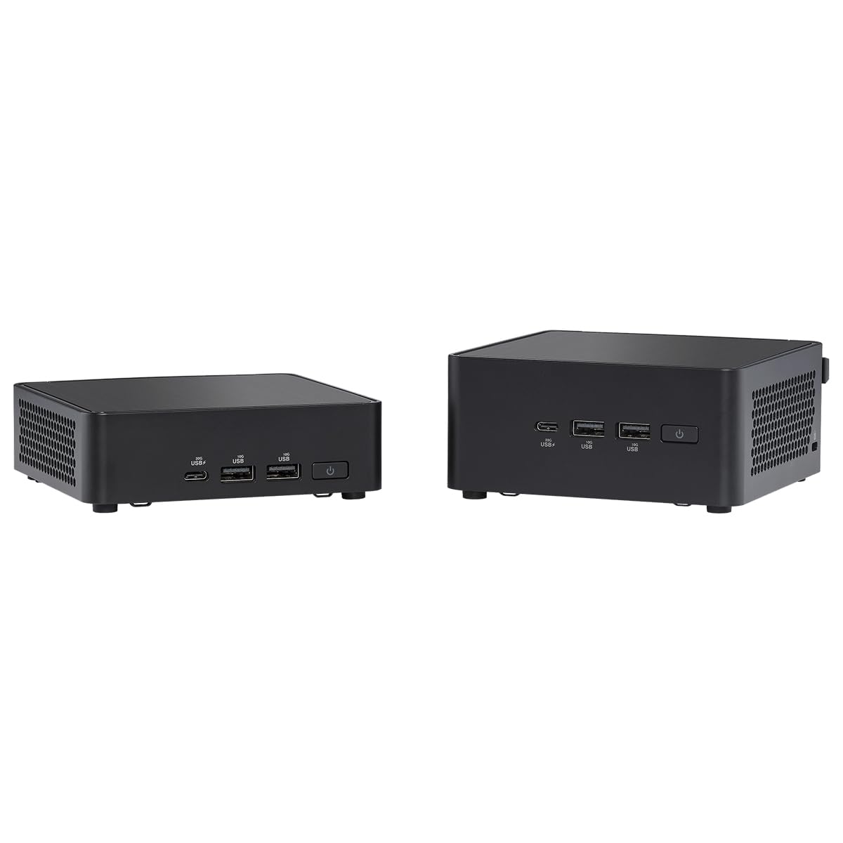 Mini PC NUC14 Pro con Intel Core Ultra 5 125H, grafica Intel Arc, supporta fino a 96 GB di RAM DDR5, Dual Thunderbolt 4, display Quad 4K, 2.5G LAN, WiFi6E (alto, Barebone)