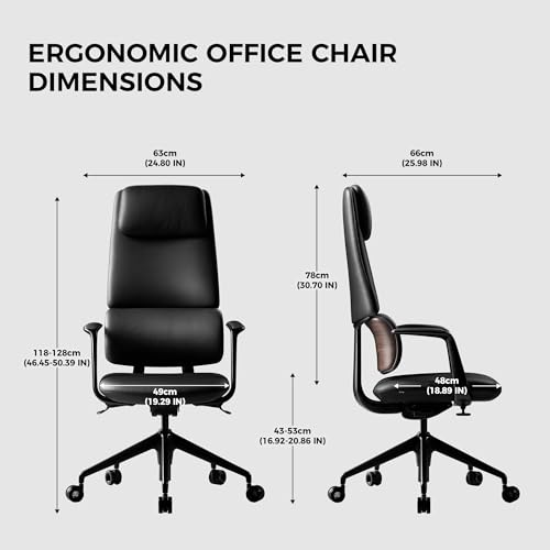Luxury leather executive chair