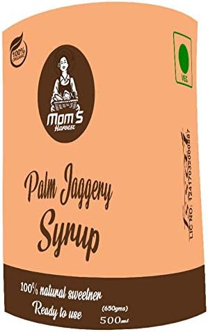 MOM'S HARVEST Liquid Palm Jaggery Syrup 500ml (650gms) Natural and Organic (2)