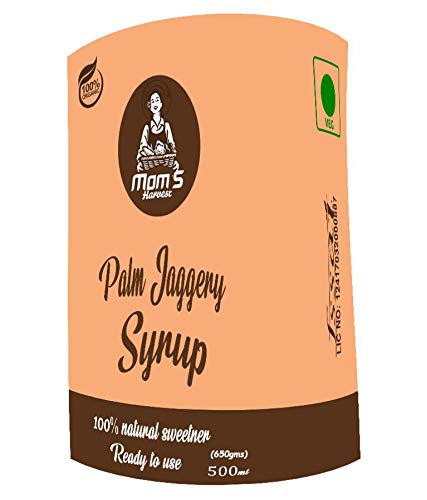 MOM'S HARVEST Liquid Palm Jaggery Syrup 500ml (650gms) Natural and Organic (2)