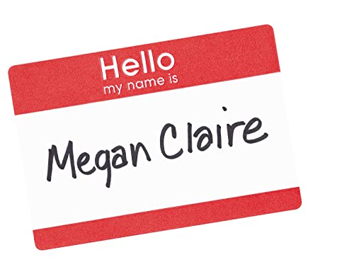 Avery Hello My Name Is Name Tags, White With Red Border, 100 Removable Name Badges (05140) #TOP1