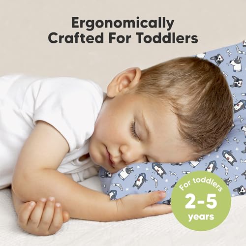 image for KeaBabies Toddler Pillow with Pillowcase - 13x18 My Little Dreamy Kids