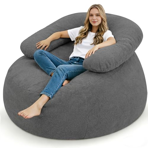 HABUTWAY Giant Bean Bag Chair, Oversized Beanbag Chair with Filler,