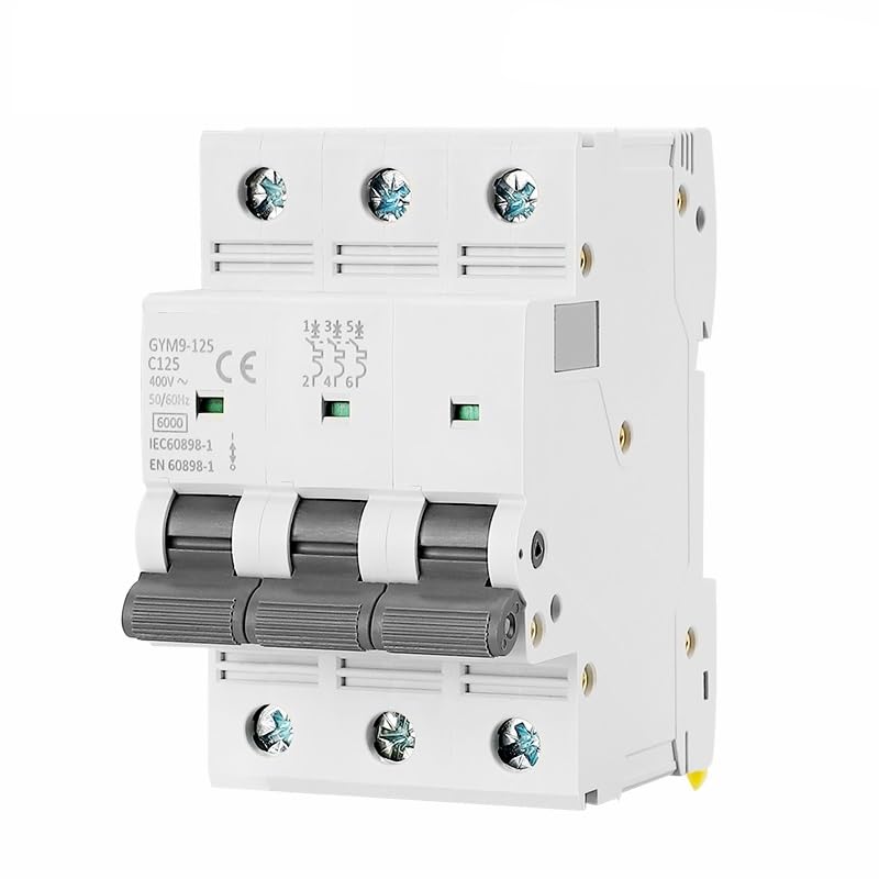 Disjoncteur miniature triphasé 100A avec pouvoir de coupure 6KA pour une protection maximale