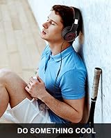 ELECDER i45 Kids Headphones Wired, On-Ear Headphones for School Teens, Red — image 2